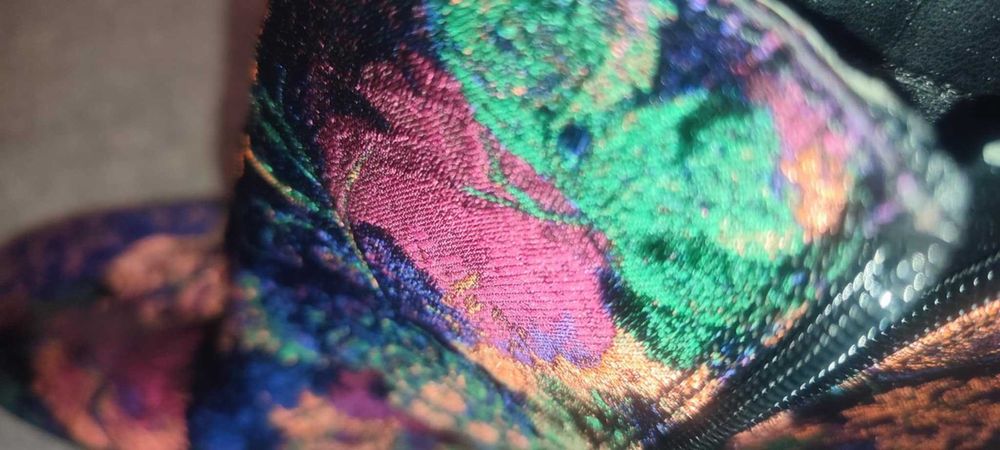 Жакардови дамски боти Primark с флорални мотиви