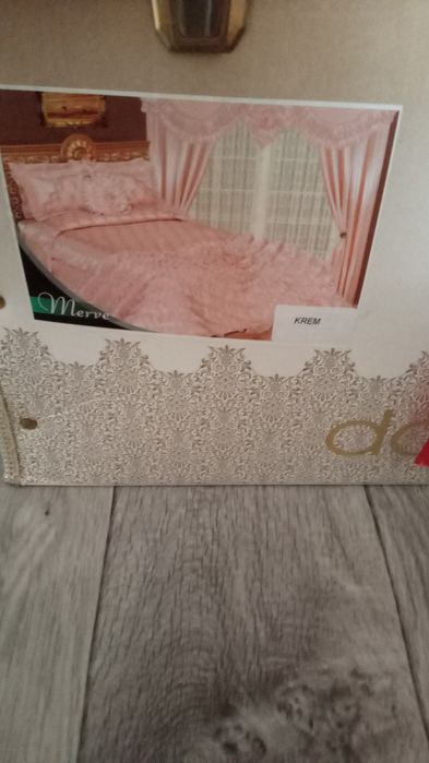 Свадебное покрывало приданное