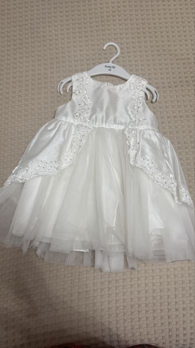 Платье белое детское для девочек