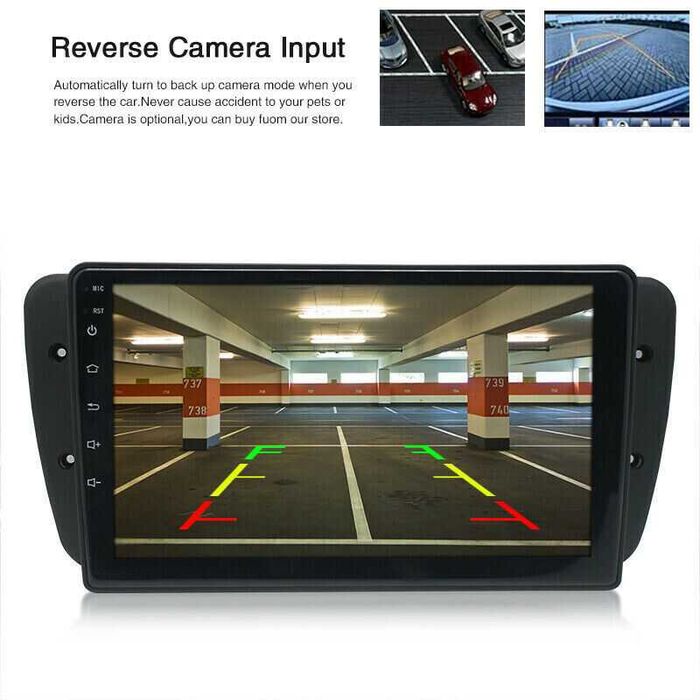 Навигация за Seat Ibiza Двоен дин Мултимедия за Seat Android Сеат 9"