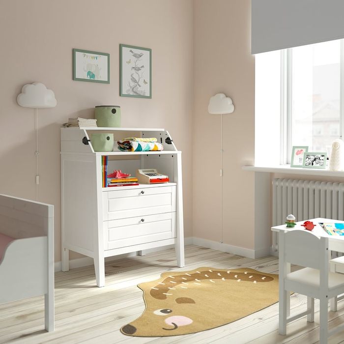 Masa de infasat / comoda alba IKEA (SUNDVIK) cu saltea
