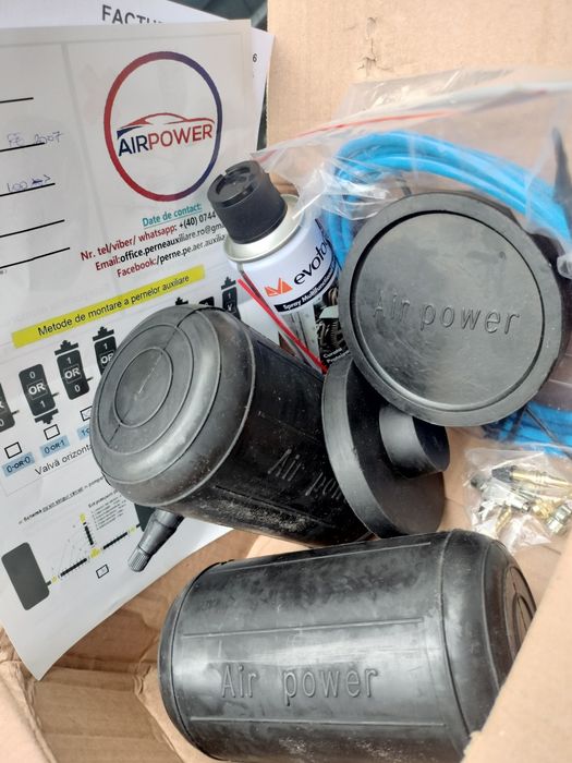 Kit perne aer arcuri – Protecție suspensie și confort sporit