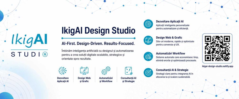 Servicii IT pe baza de AI pentru firme-Automatizări, design, marketing inteligent