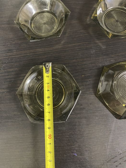 Стъклени уникални купички от соца