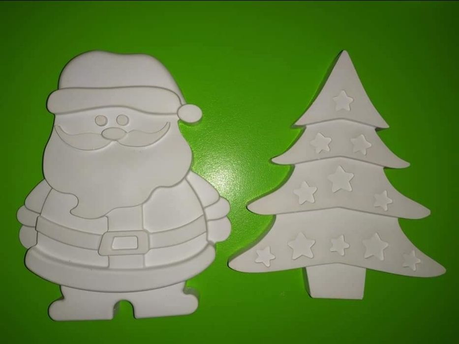 Коледни Гипсови фигури за оцветяване