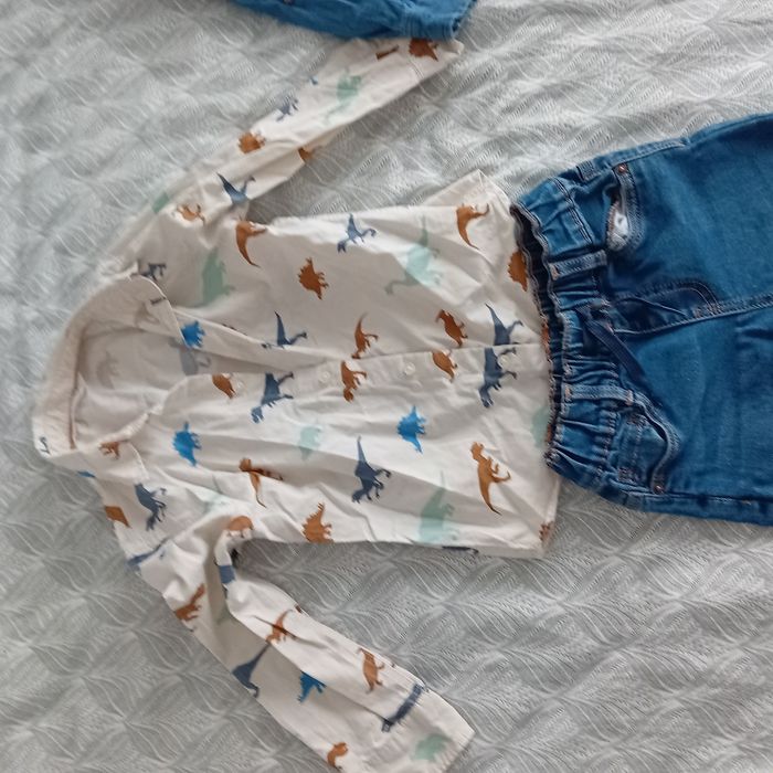 Lot h&m haine baieti 104 110 3 4 5 ani camasi pantaloni blugi camasa