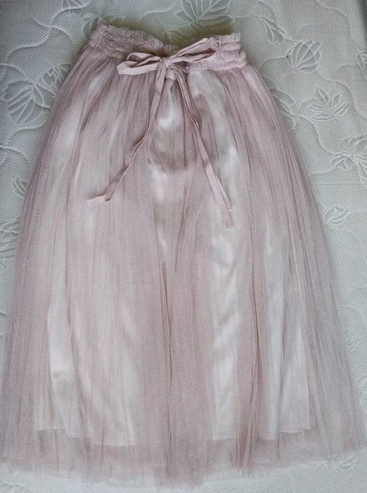 Юбка гафре. Длина миди