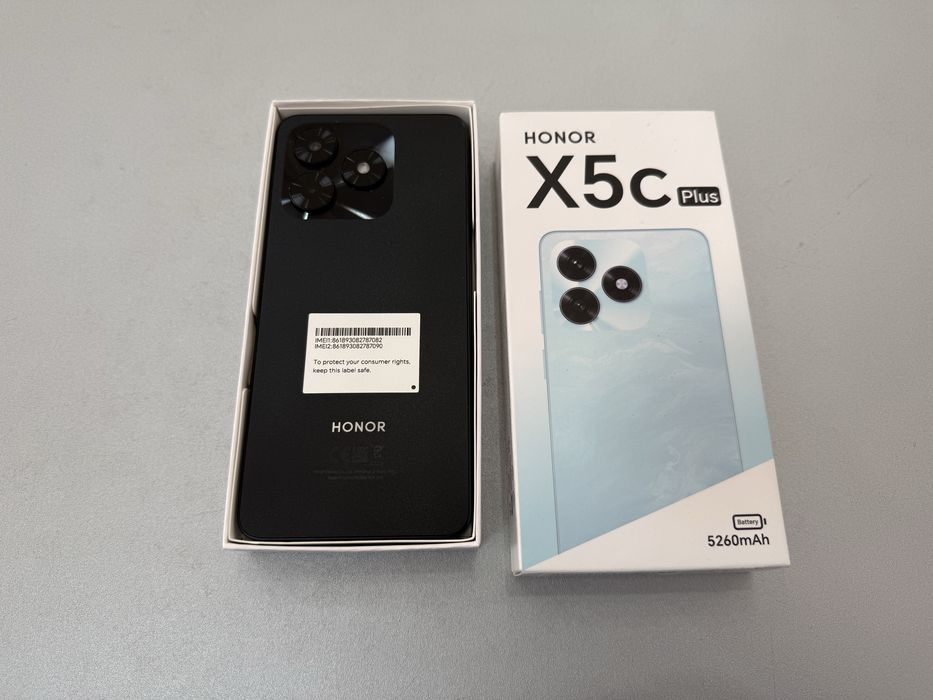 Honor X5c Plus, 128 gb, 4 gb ram, Black, nou la cutie