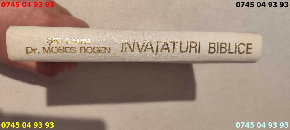 carte carti invataturi biblice moses rosen cartonata