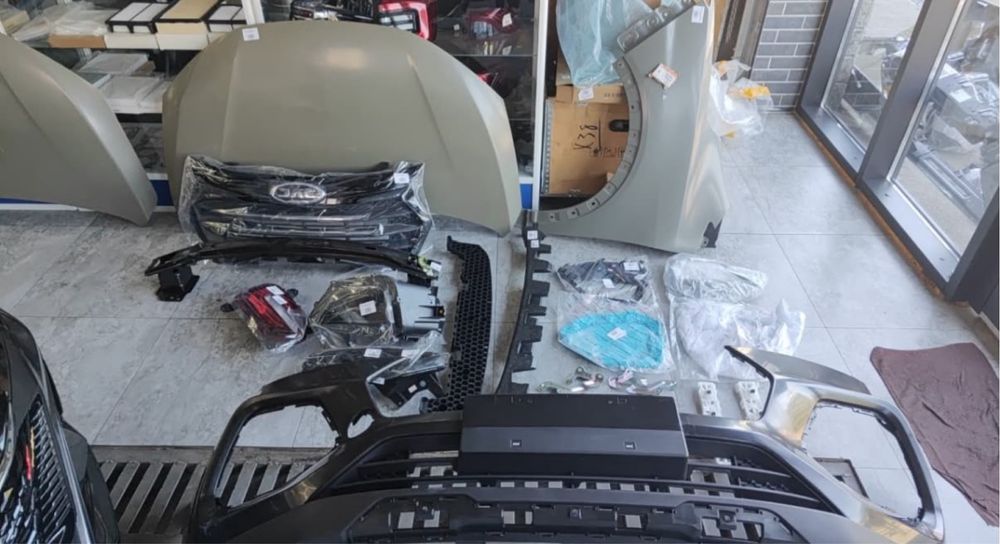 Жак с3 про бампер капот Jac s3 pro