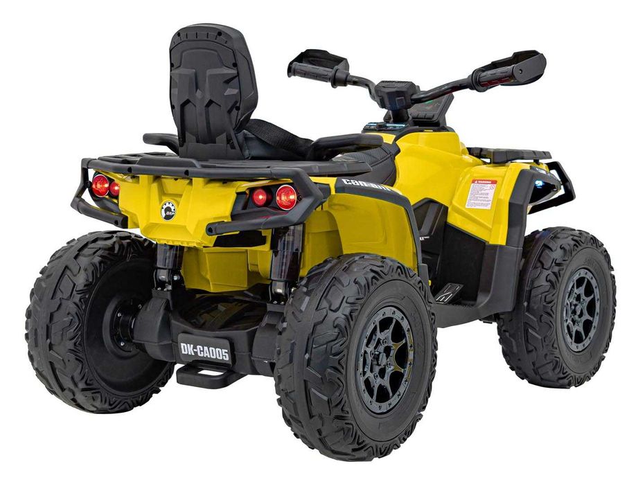 ATV electric pt copii Autokids Can-AM OUTLANDER 24V 4x4  (005) Galben