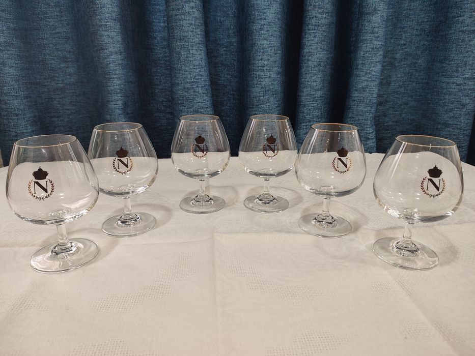 Бокалы для коньяка и бренди, 6 шт, новые