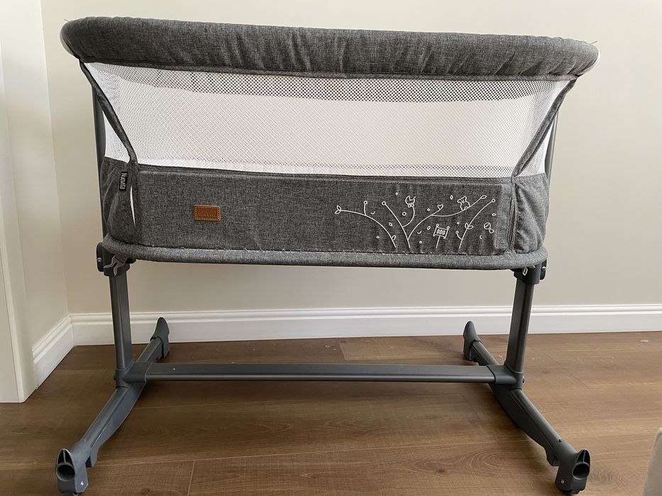 Продается детская колыбель Nuovito в темно сером цвете