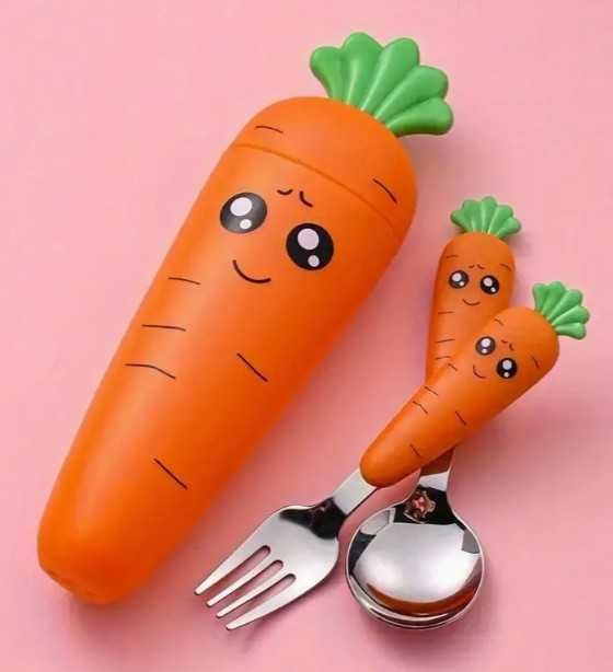 Детская посуда с мультяшным дизайном