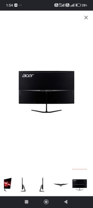 Монитор Игровой 31,5'' Acer