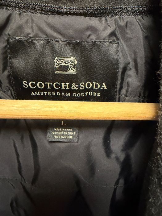 Haină scurtă bărbătească, gri închis, mărimea L de la Scotch & Soda