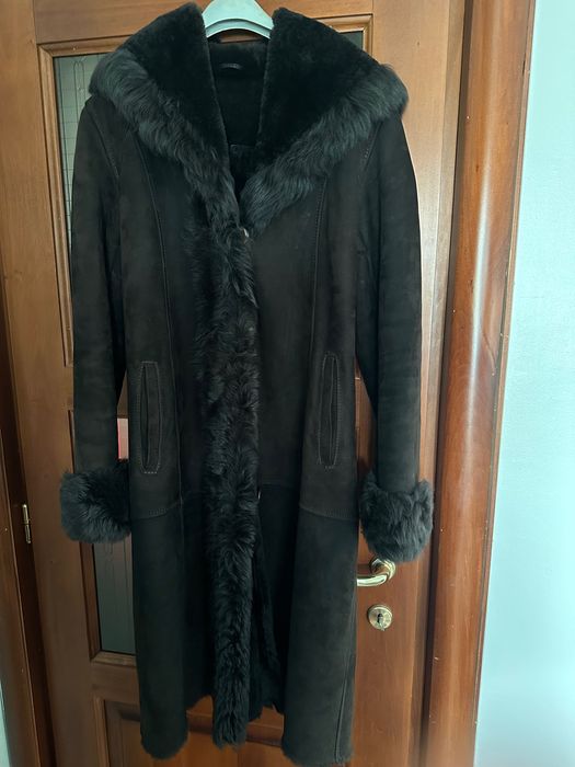 Cojoc dama maro pana la genunchi