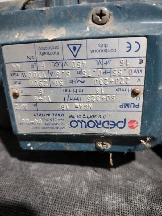 Электронасос  итальянский