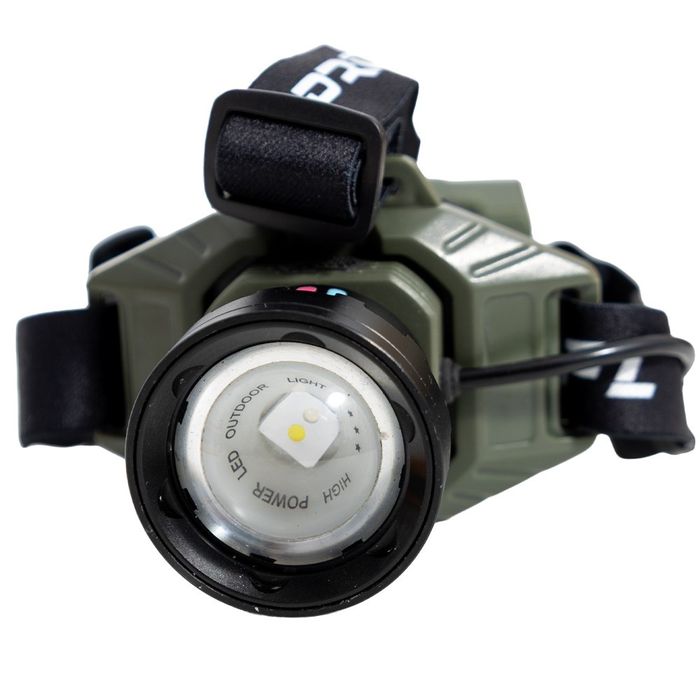 Lanterna Frontala PRO FL cu Lumina Alb / Albastra, 2 Acumulatori  NEW