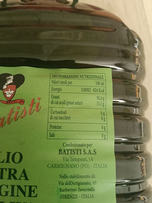 Ulei de măsline extra virgin 5L batisti