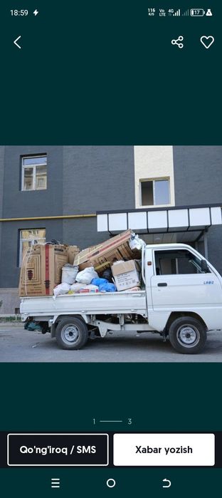 Vivoz musor uyingizdan stroy musor olib ketamiz