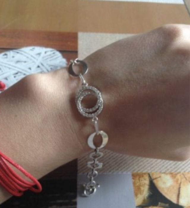 Сребърна гривна