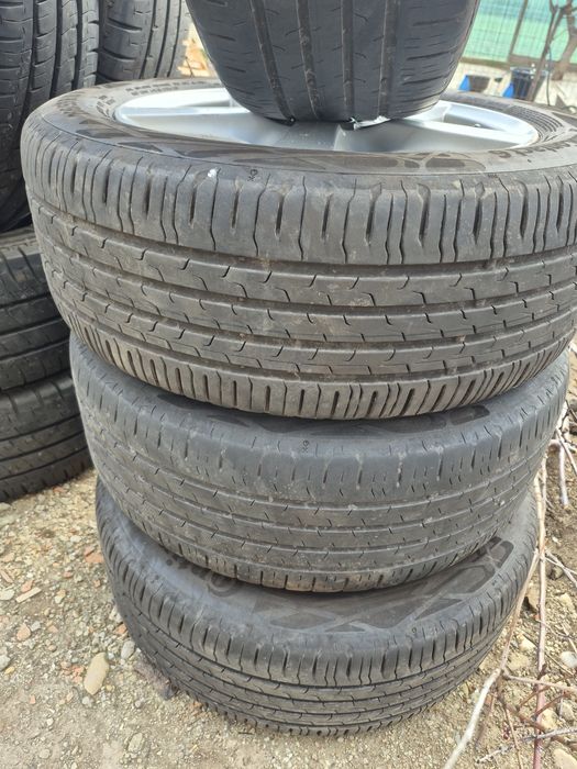jante 5x114,3 + cauciucuri de vară  CONTINENTAL 205/55 R16