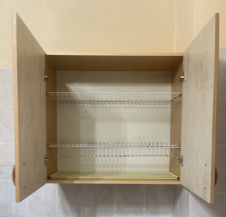 Навесной скаф с сушкой для посуды