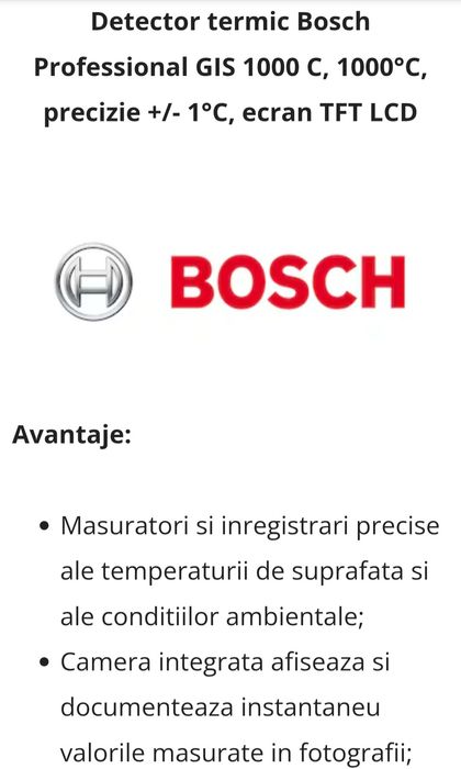 Detector termic Bosch Professional
