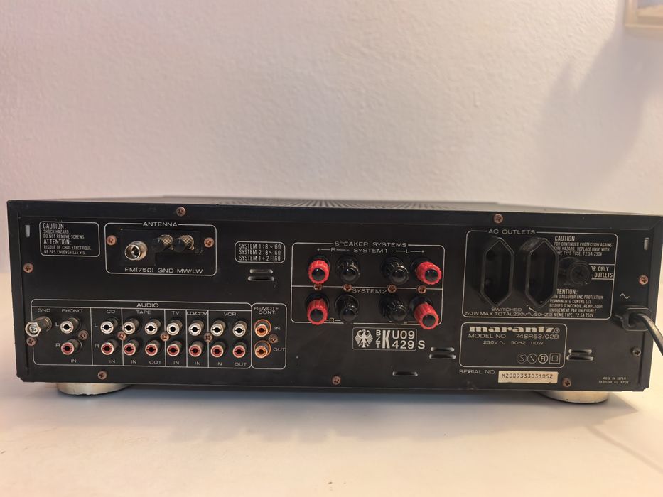 Amplificator Marantz 74SR53/02B statie amplituner made in Japan alte boxe amplificatoare