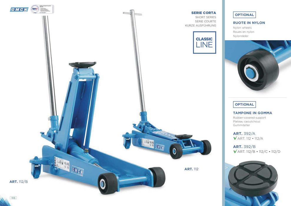 Подемник тип крокодил - 2т.OMCN - Италия