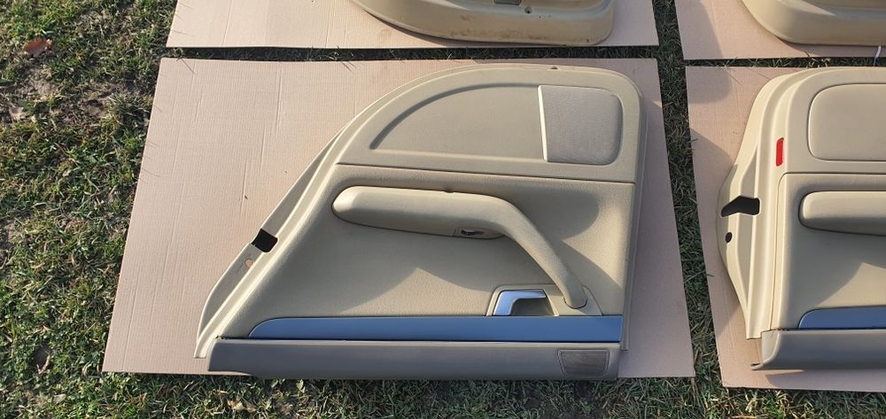 Fete panouri usi piele crem audi a4 b6 audi a4 b7 2001 - 2007