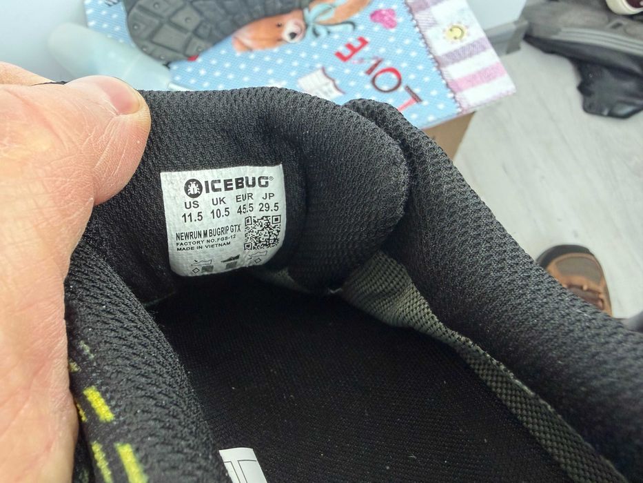 Icebug M Newrun Bugrip Gore-Tex''оригинални маратонки 45.5 номер