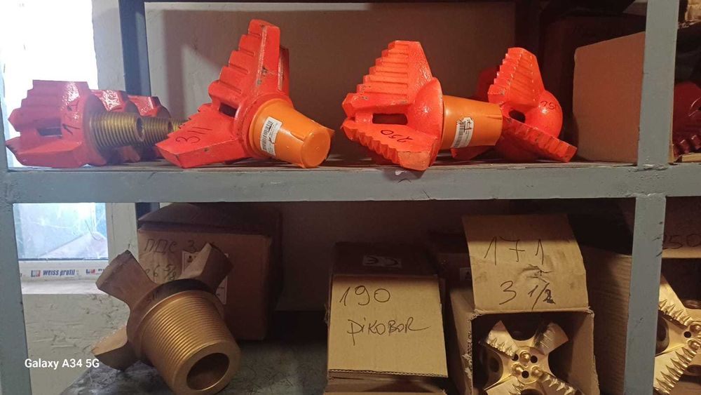 Sape de foraj PDC mm | sapă cu lame, sape cu role