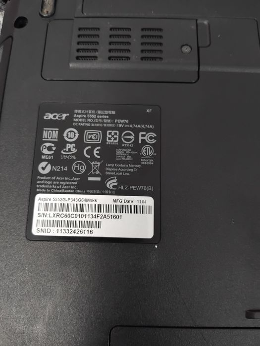 Лаптоп АCER за части