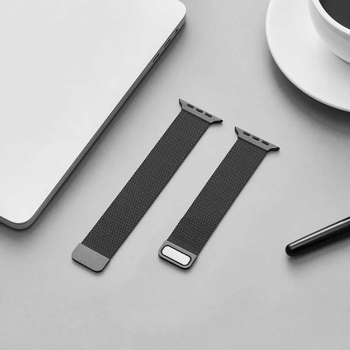 Curea milanese loop cu magnet Apple Watch 9 8 7 6 5 38mm 40mm 41mm