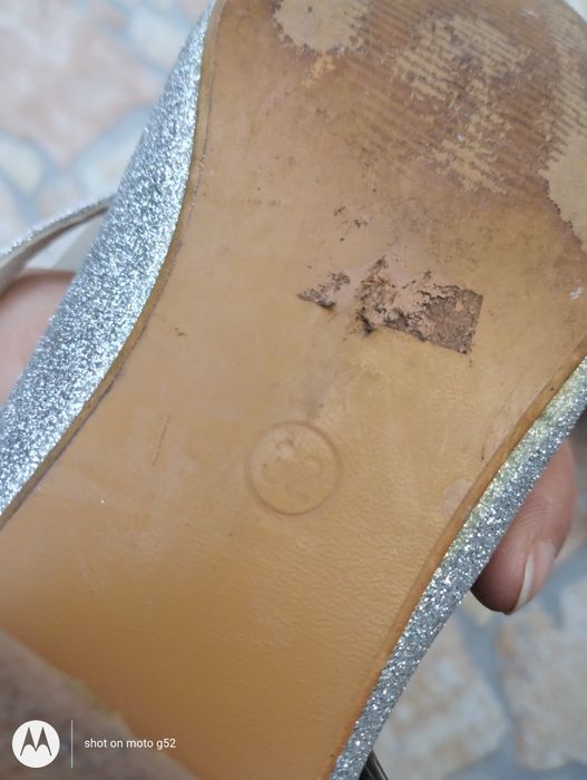 Pantoffi elegati cu tutin toc, marime 32