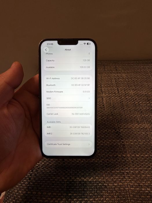 iPhone 13 Pro Max 128GB Gray – Impecabil
