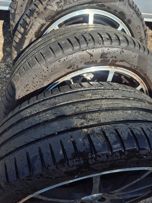 4 алуминиеви джанти 17", 5x114,3 с гуми 222/45R17
