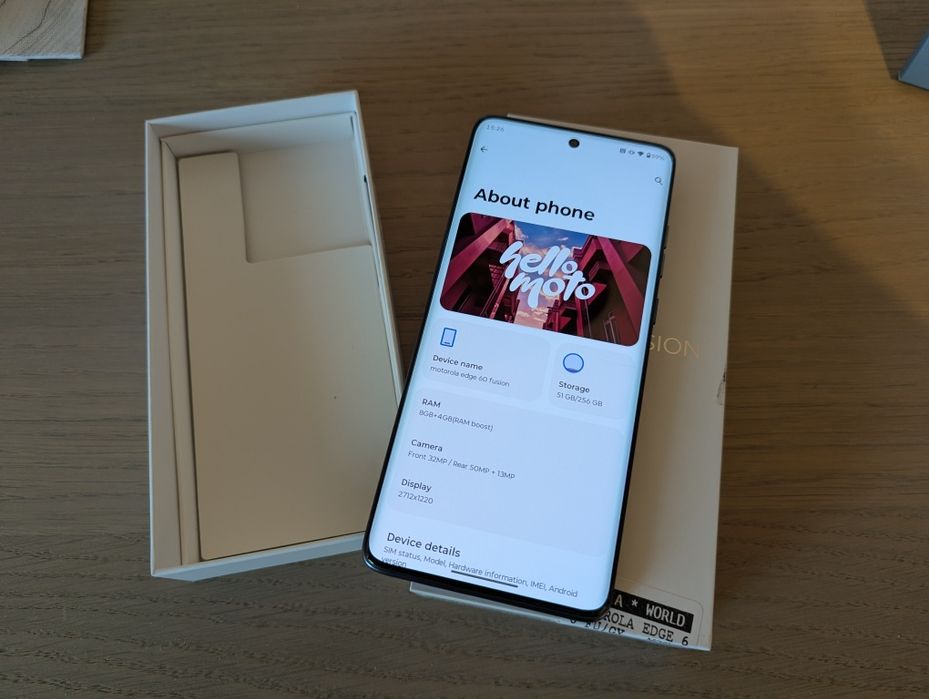 Motorola Edge 60 Fusion NOU