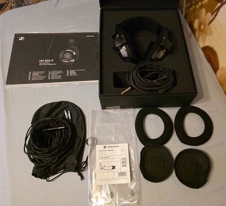Casti Sennheiser HD800S stare foarte buna, made in Germany.