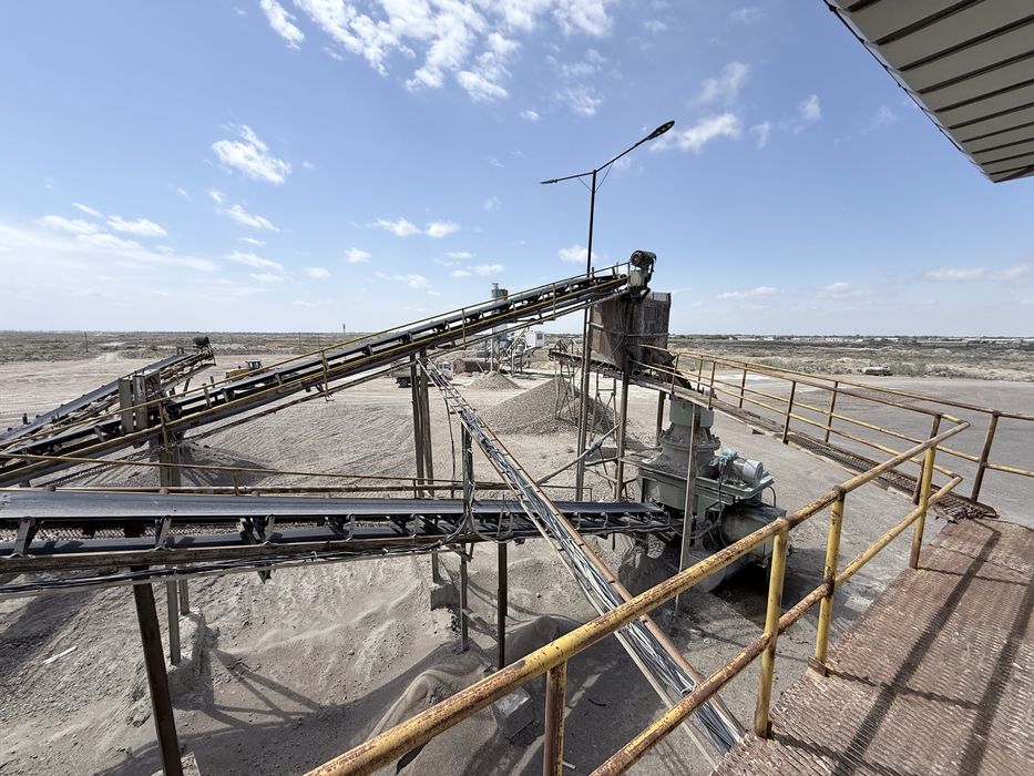 Шофирконда дробилка завод сотилади (шағал завод)