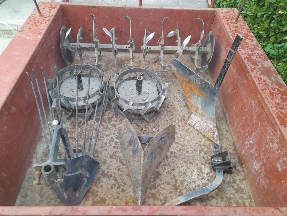 Мотофреза с ремарке