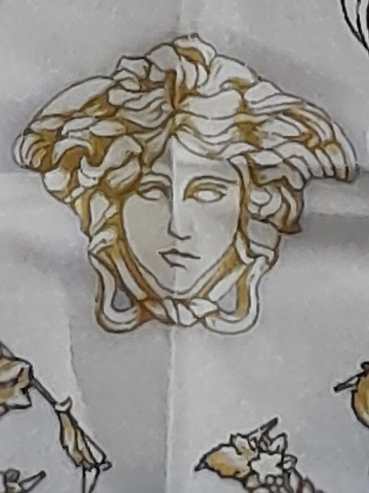 Esarfa   de LUX ' Versace- Dylan Turquoise  100%  matase