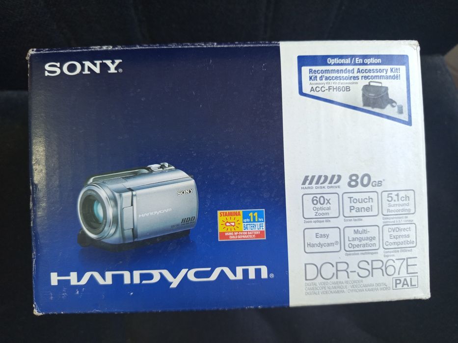 Видеокамера Sony Handycam DCR-SR67E