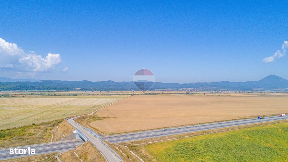 Teren extravilan 17,000mp Rasnov langa Autostrada A3, zona industriala