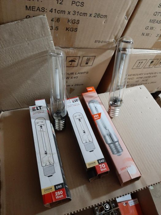 лампы днат 250 вт,400вт,;70вт,100вт,150вт