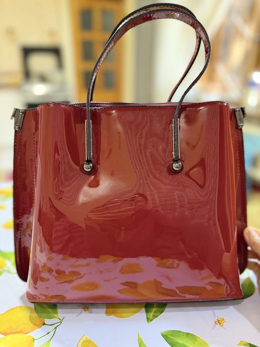 Сумка женская бардовый цвет новый