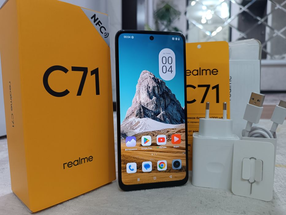 Realme C71 / 128GB Полный комплект.