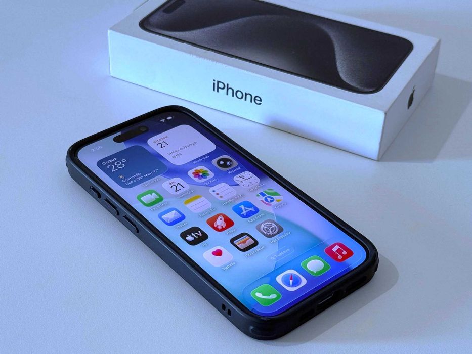 Бартер! iPhone 15 Pro Black Titanium (Черен)